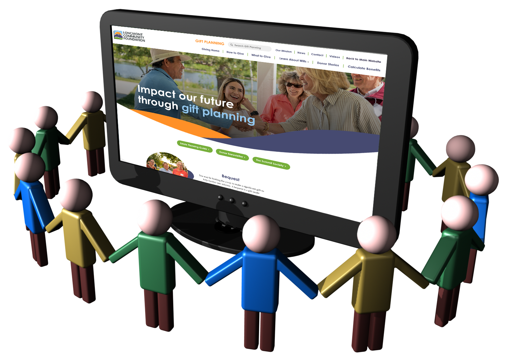 Desktop and mobile websites created by Crescendo Interactive