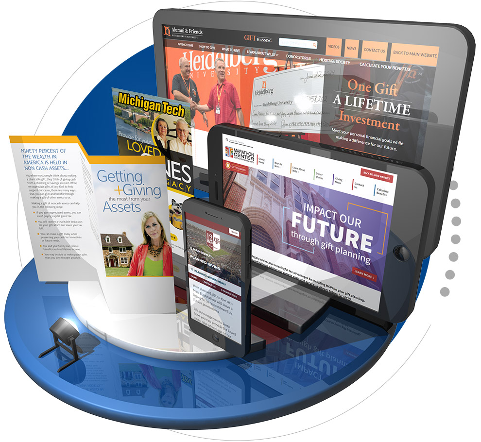 Crescendo product suite for planned giving marketing Crescendo product suite for planned giving marketing
